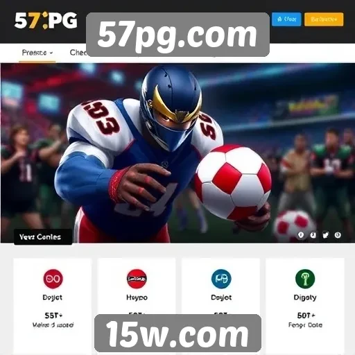 Funcionalidades disponíveis para jogadores em 57pg.com